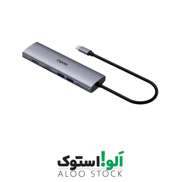 هاب 7 پورت Type-C رپو مدل Rapoo XD71 — تصویر ۵