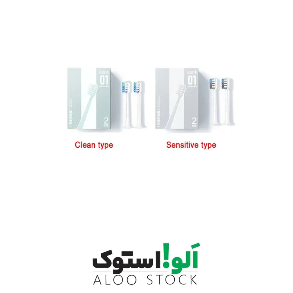 سری یدک مسواک برقی 2عددی مدل DR.BEI Toothbrush Heads RG01 — تصویر ۳