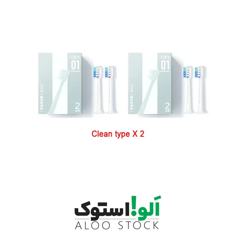 سری یدک مسواک برقی 2عددی مدل DR.BEI Toothbrush Heads RG01 — تصویر ۲