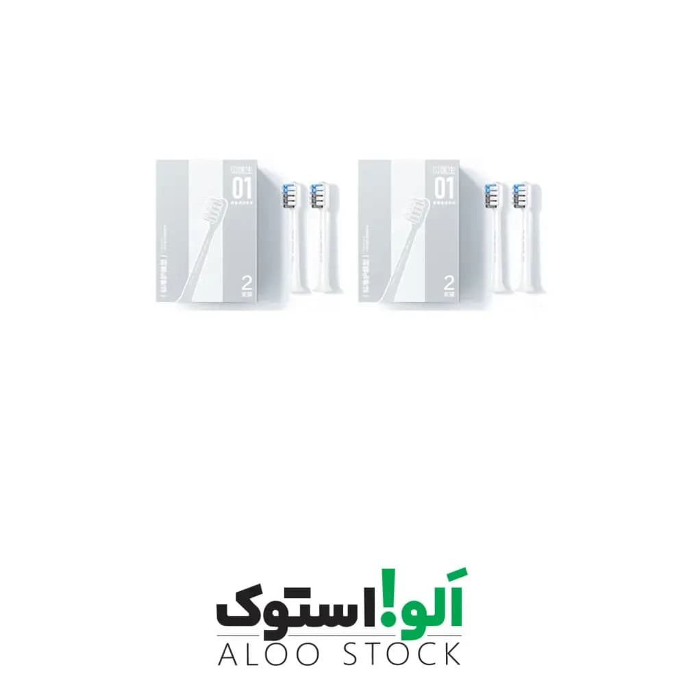 سری یدک مسواک برقی 2عددی مدل DR.BEI Toothbrush Heads RG01