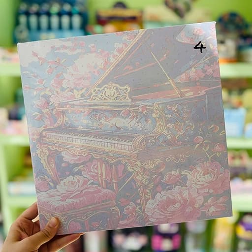 بوم رنگ آمیزی شماره دار (نقاشی آبرنگی)30*30 — تصویر ۷