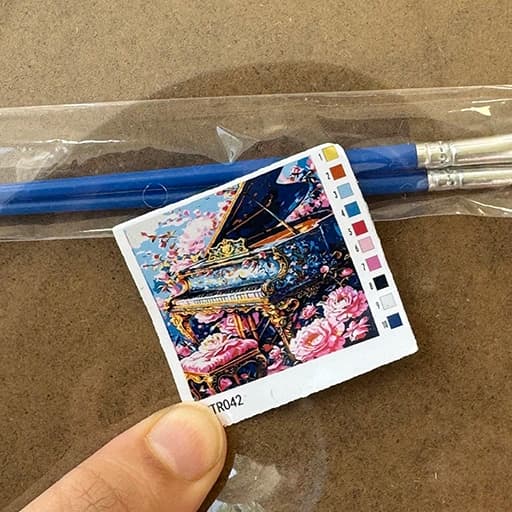 بوم رنگ آمیزی شماره دار (نقاشی آبرنگی)30*30 — تصویر ۸