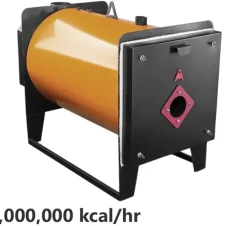 دیگ آبگرم فولادی 700000 سه پاس ورق سیاه — تصویر ۲
