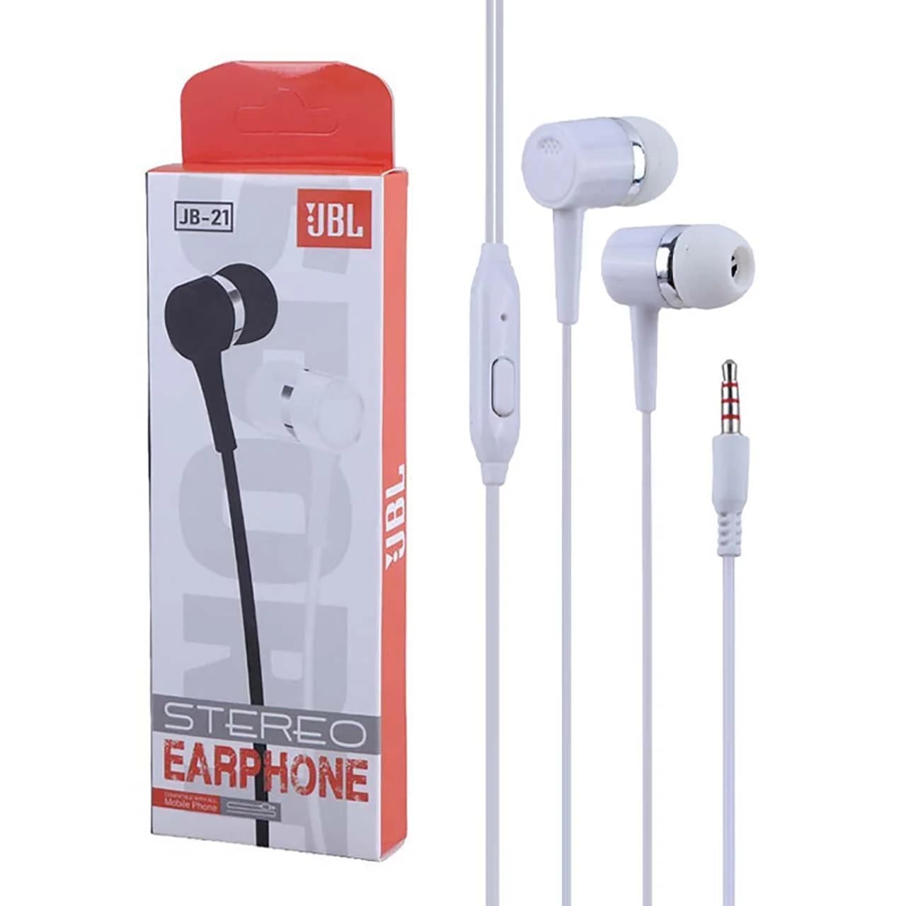 هندزفری باسیم JBL مدل JB-21 – سفید – ASP