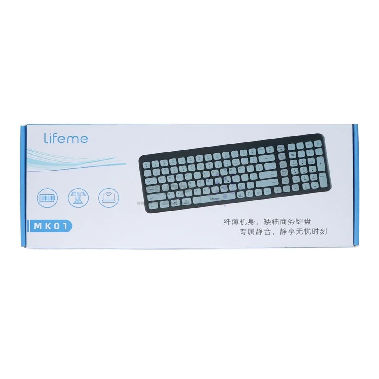 کیبورد بی سیم Lifeme مدل MK01 – مشکی — تصویر ۵