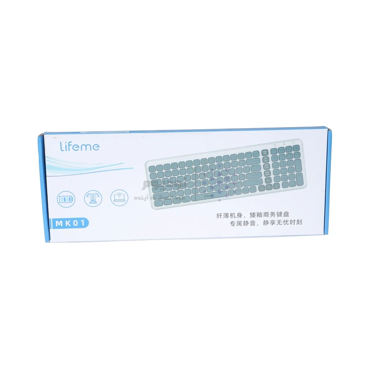 کیبورد بی سیم Lifeme مدل MK01 – سفید — تصویر ۴