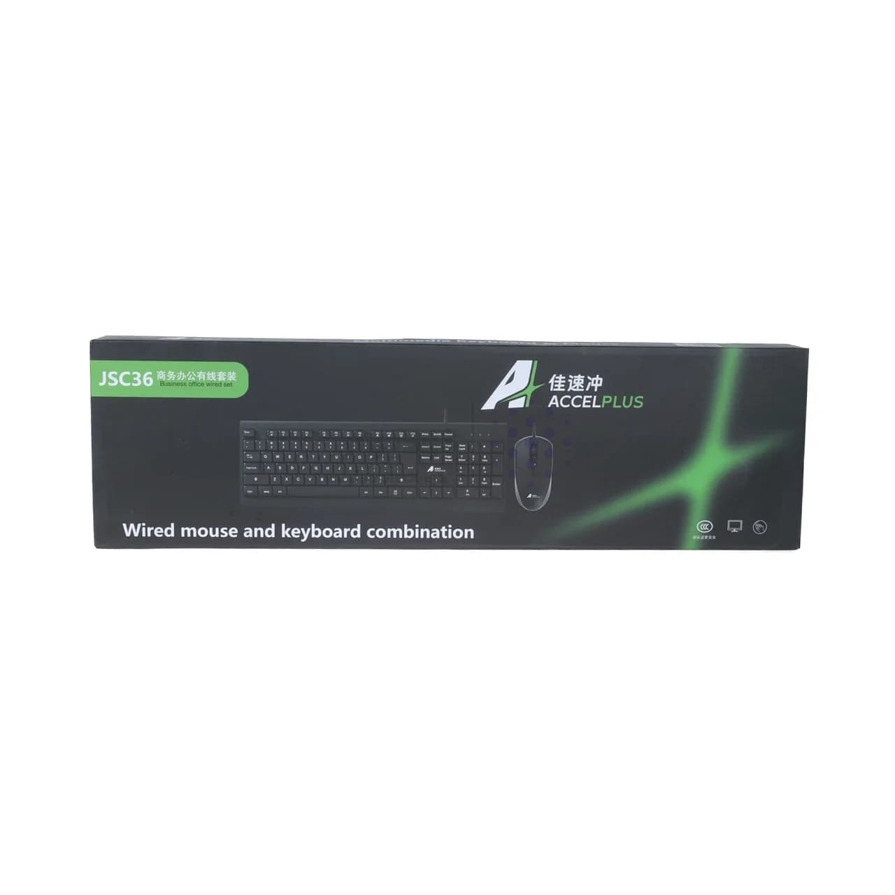 ماوس و کیبورد باسیم AccelPlus مدل JSC36 – مشکی — تصویر ۷