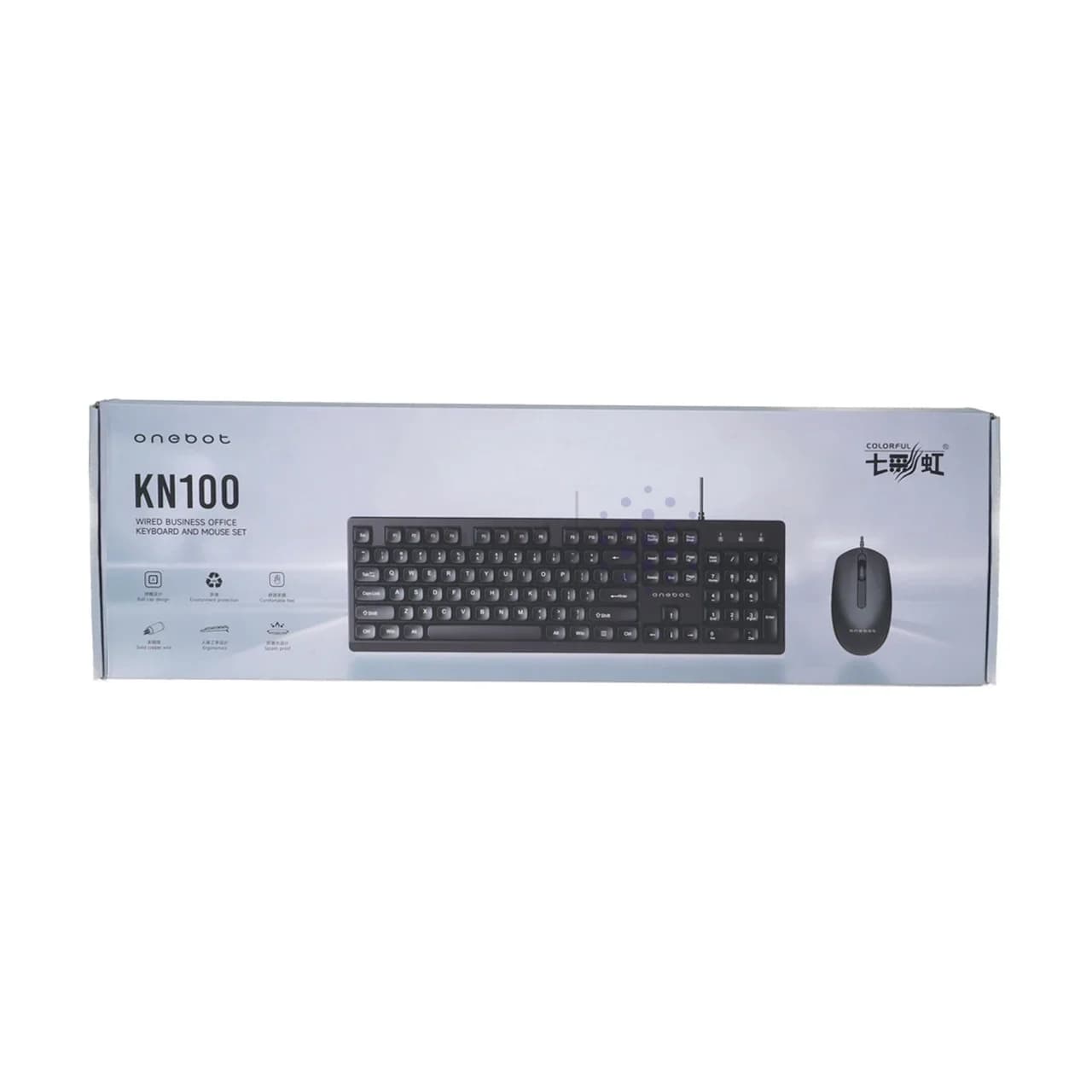 ماوس و کیبورد باسیم One Bot مدل KN100 – مشکی — تصویر ۶