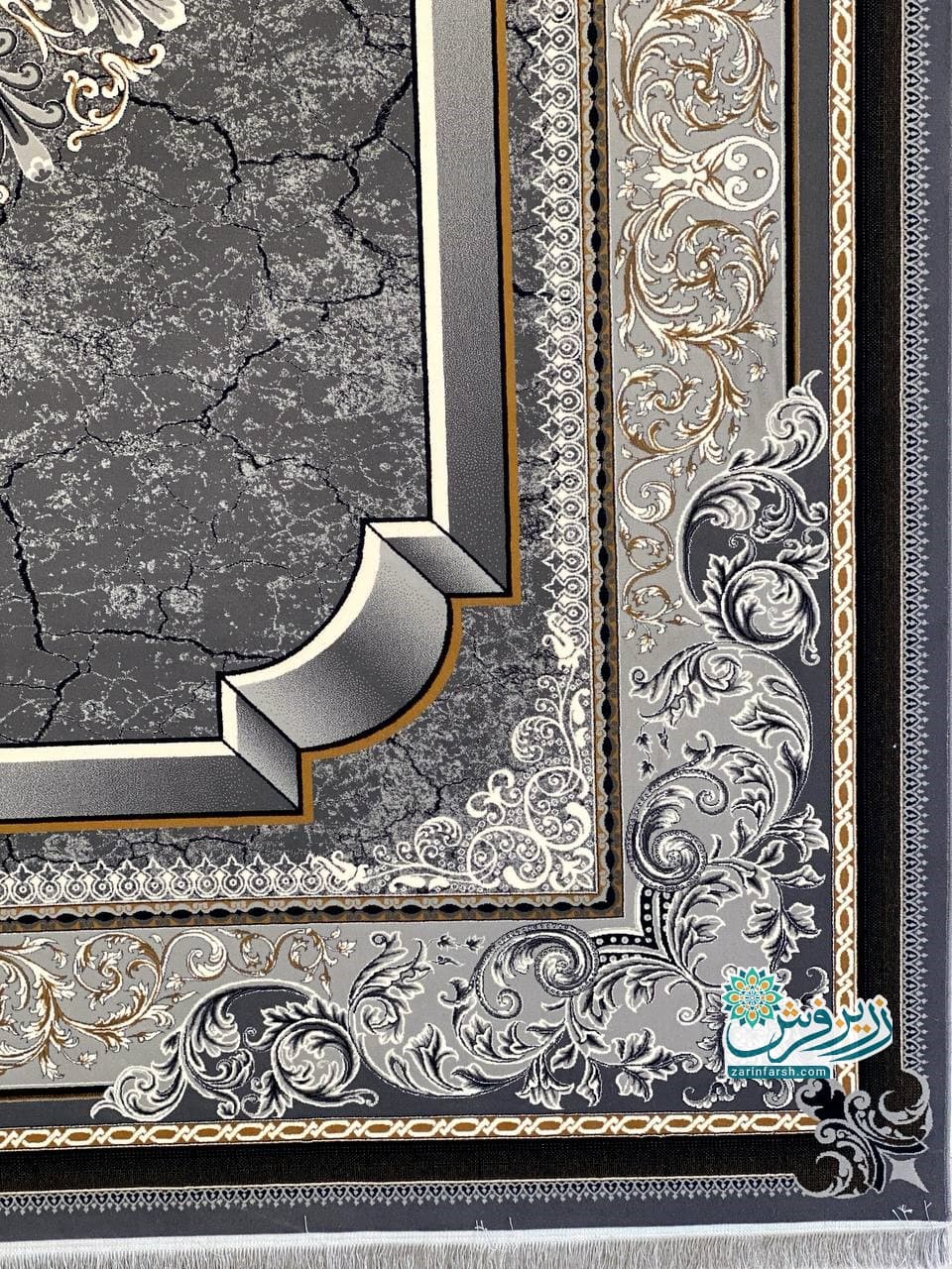 فرش کویر دودی 700 شانه – تمام نخ اکریلیک — تصویر ۴