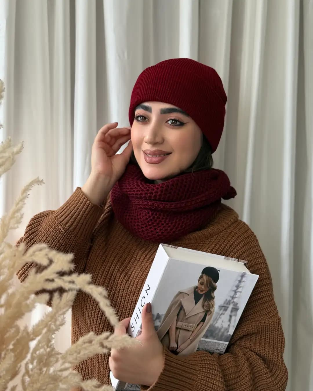 کلاه بافت ساده 4663 — تصویر ۴