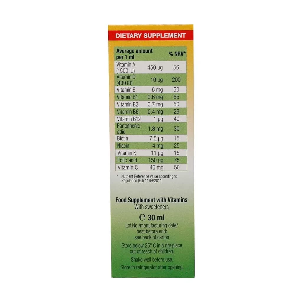 قطره بیبی جویس یوروویتال 30 میلی لیتر ( EuRho Vital Baby Juice Drops ) — تصویر ۳