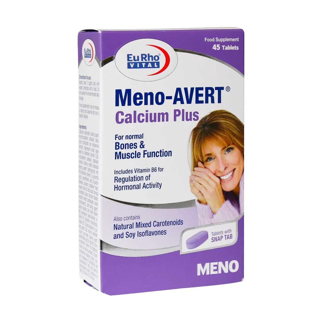 قرص منو اورت کلسیم پلاس یوروویتال (Meno-AVERT Calcium Plus EuRho Vital)