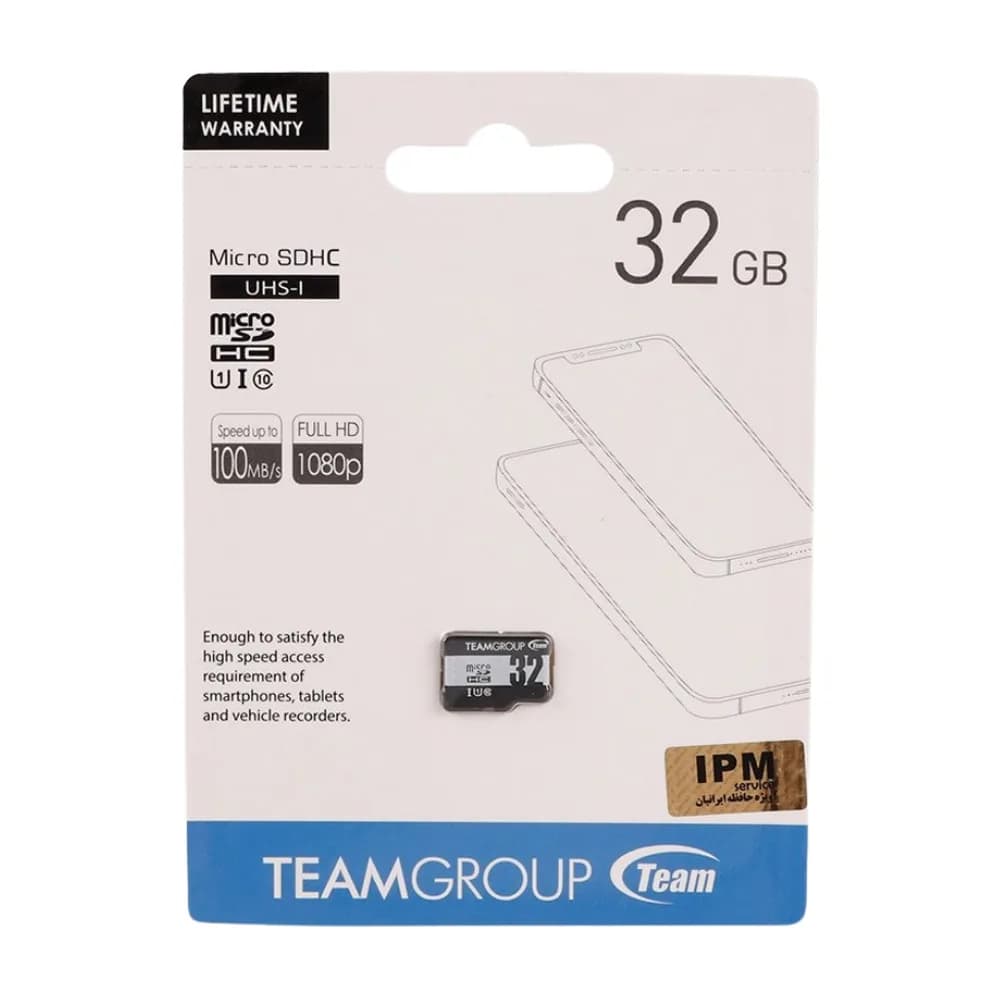 کارت حافظه TeamGroup microSDHC ظرفیت 32 گیگابایت
