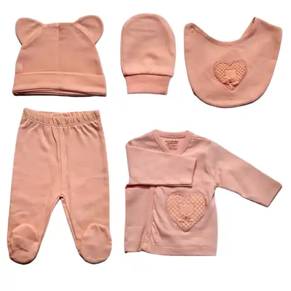 ست لباس نوزادی 5 تکه cicimbaby کدU4745