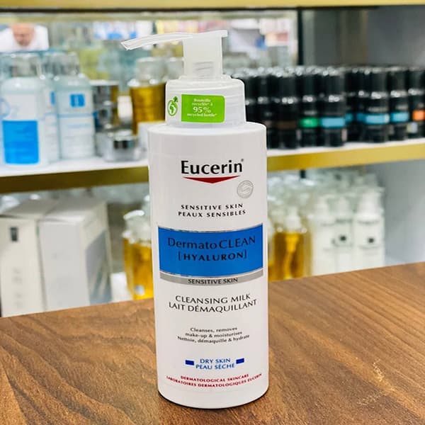 شیرپاکن صورت اوسرین مناسب پوست خشک و حساس Eucerin — تصویر ۵