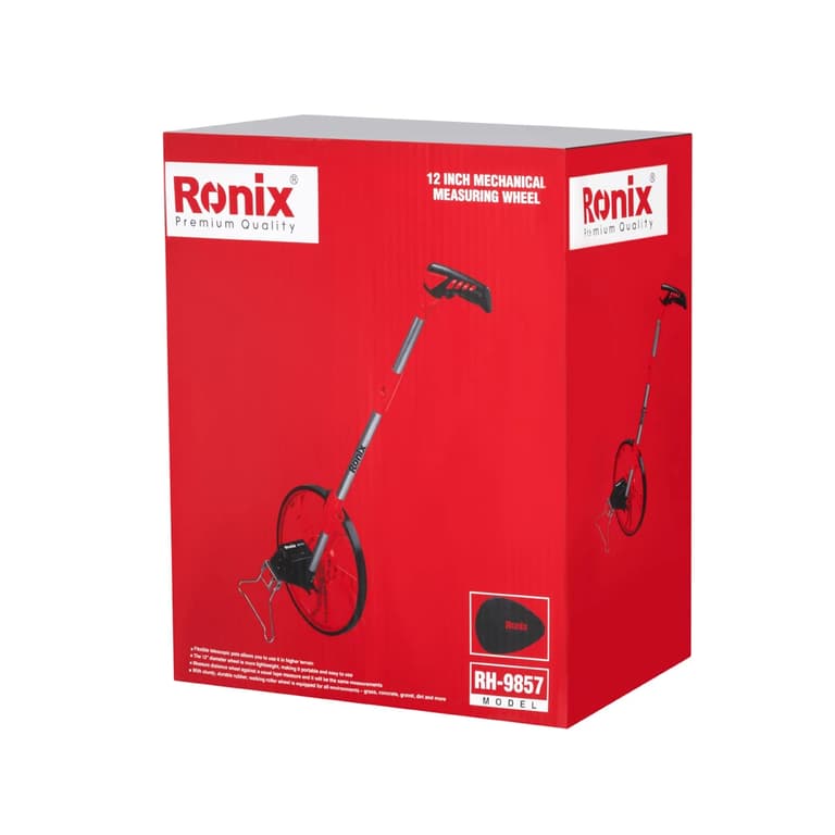 چرخ متر دیجیتال رونیکس مدل RH-9857 سایز ۱۲ اینچ — تصویر ۲