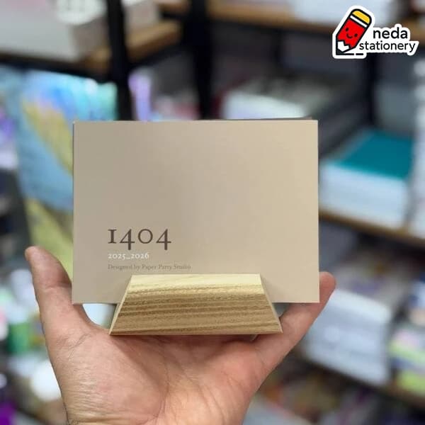 تقویم پایه چوبی رومیزی 1405