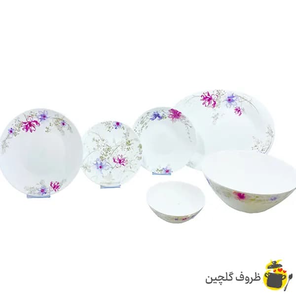 سرویس غذاخوری 26 پارچه پارس اپال کد 915