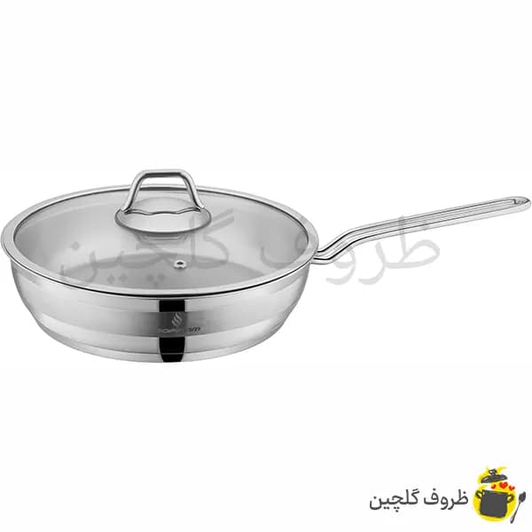 ماهیتابه استیل تکدسته سفرام ترکیه سایز 24
