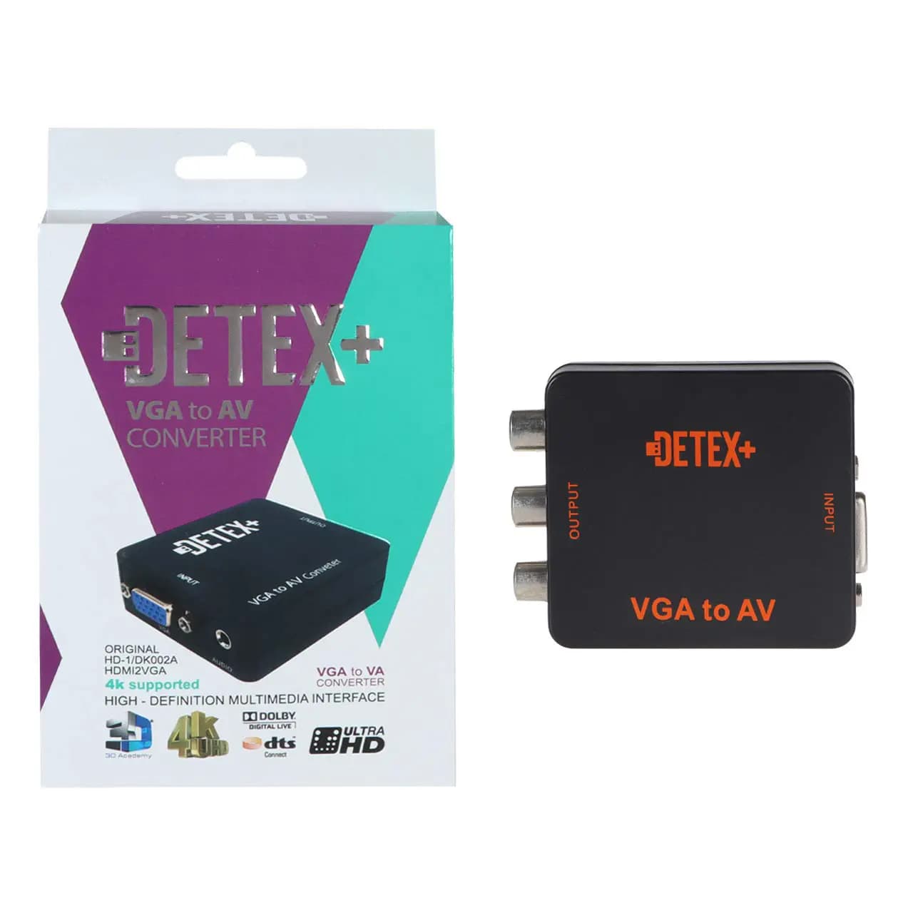 تبدیل AV به VGA دیتکس پلاس Detex+ کد 9883
