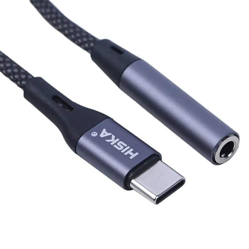تبدیل Type-C به جک 3.5 میلی متری هیسکا W47 کد 9909 — تصویر ۵