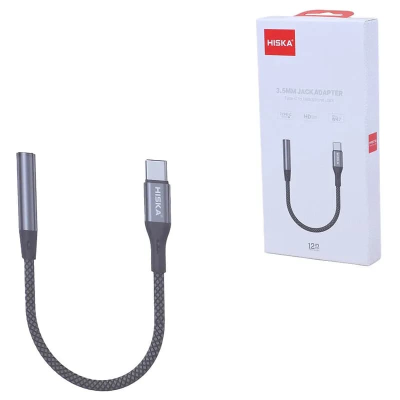 تبدیل Type-C به جک 3.5 میلی متری هیسکا W47 کد 9909 — تصویر ۲