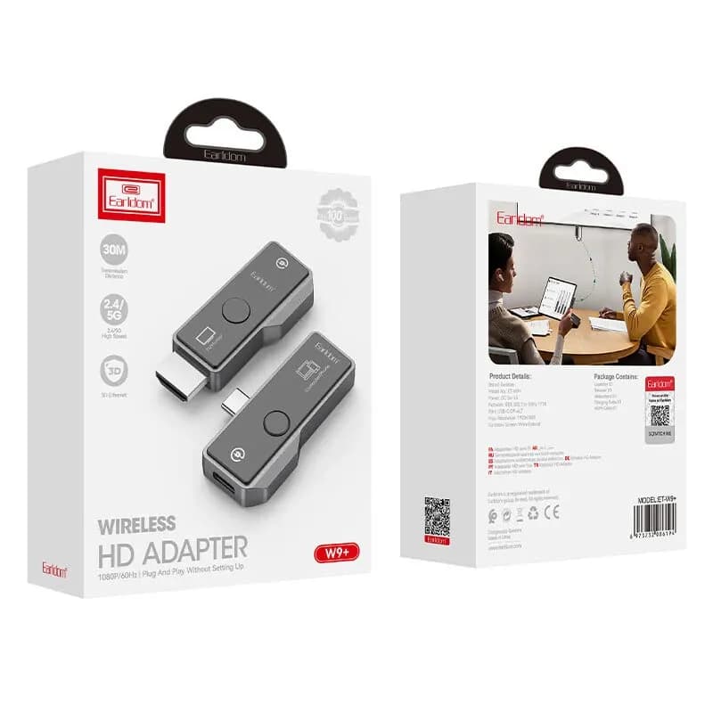 دانگل HDMI ارلدام +ET-W9 کد 9913 — تصویر ۴