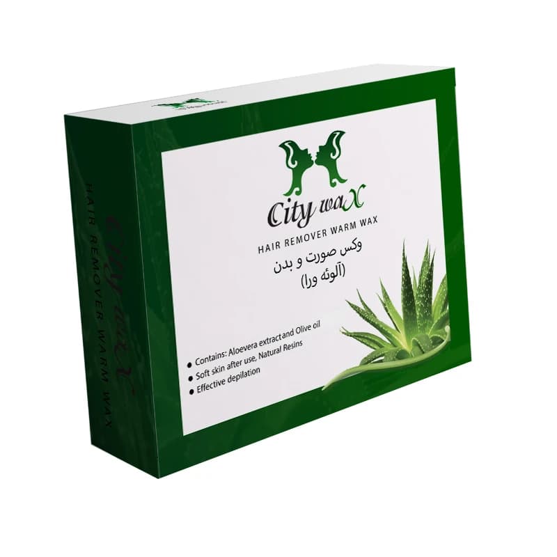 وکس موبر سیتی وکس با عصاره آلوئه ورا، سازگار با پوست، وزن 500 گرم