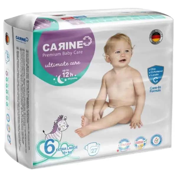 پوشک کارین سایز 6 بسته 27 عددی