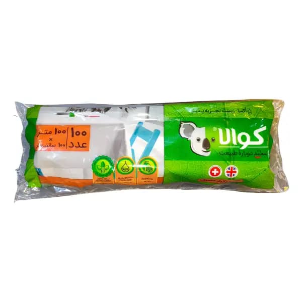 سفره یکبار مصرف سفید کوالا مدل اقتصادی – بسته 100 عددی سایز 100×100 سانتی‌متر