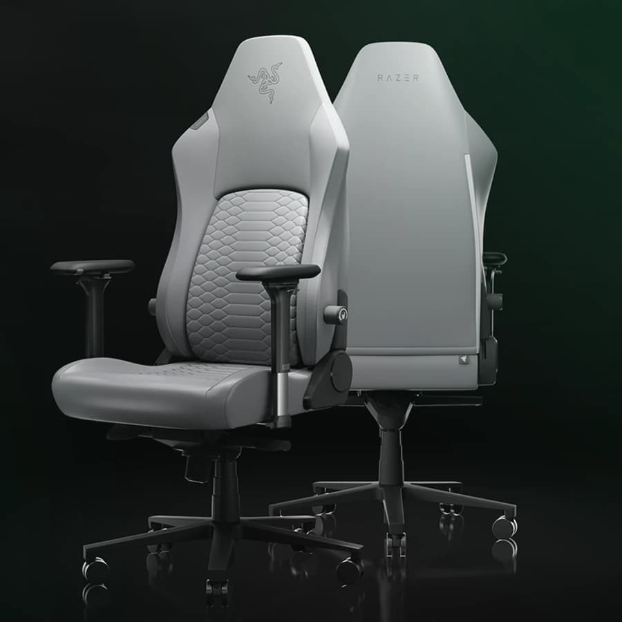 صندلی گیمینگ ریزر Razer Iskur V2 NewGen Light Gray — تصویر ۴