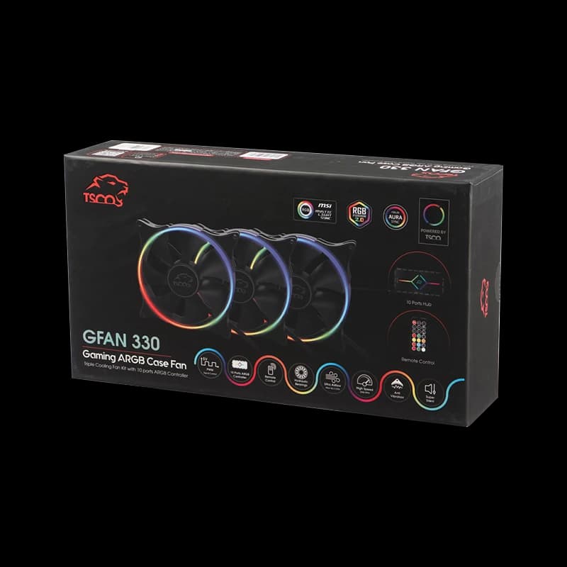 فن کیس تسکو TSCO GFAN 330 بسته 3 عددی — تصویر ۵