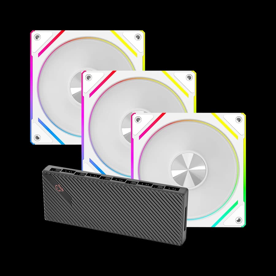فن کیس تسکو TSCO GFAN 310 Skadi Storm White بسته 3 عددی