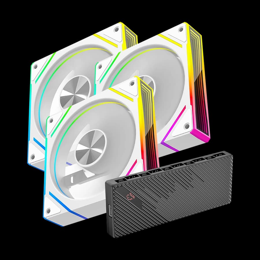 فن کیس تسکو TSCO GFAN 310 Skadi Storm White بسته 3 عددی — تصویر ۲