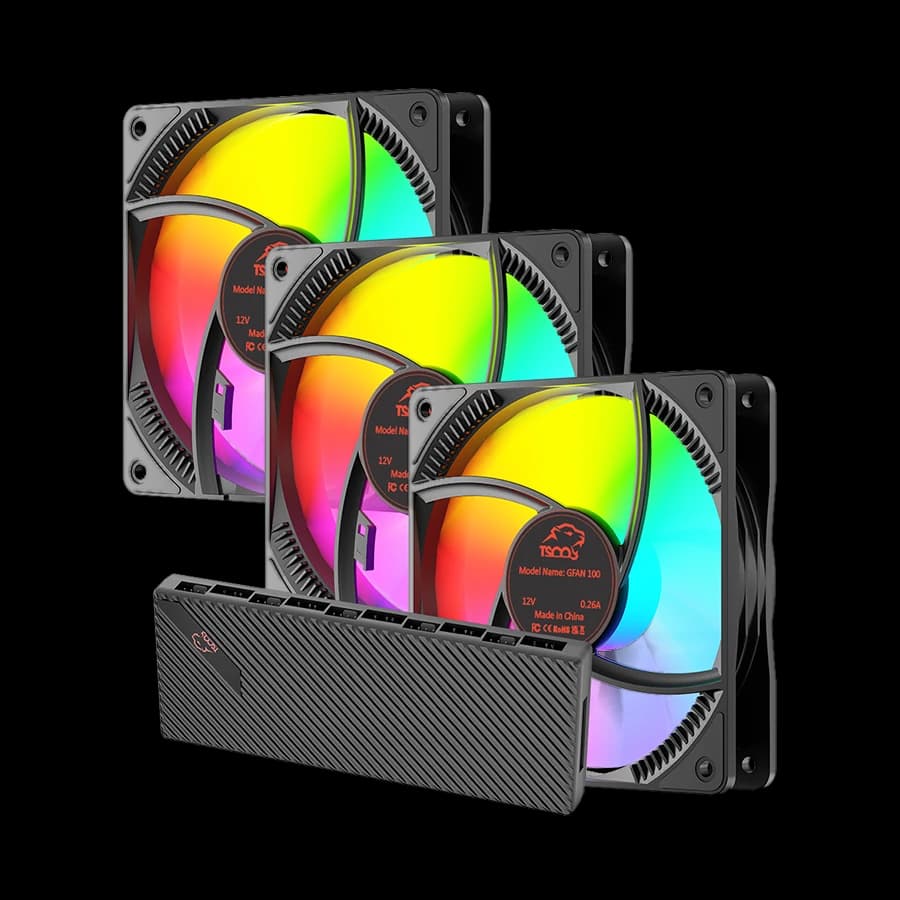 فن کیس تسکو TSCO GFAN 300 Skadi Storm بسته 3 عددی