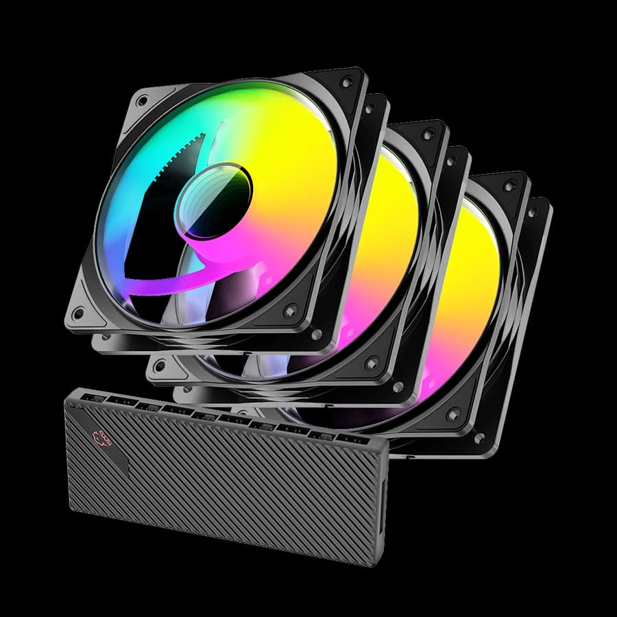 فن کیس تسکو TSCO GFAN 300 Skadi Storm بسته 3 عددی — تصویر ۲