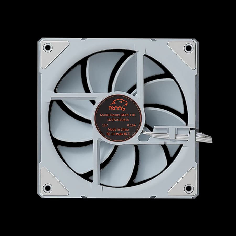 فن کیس تسکو TSCO Skadi Storm (GFan 110) White — تصویر ۴