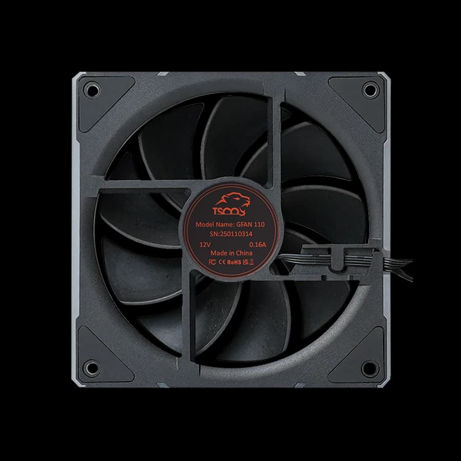 فن کیس تسکو TSCO Skadi Storm (GFan 110) Black — تصویر ۴
