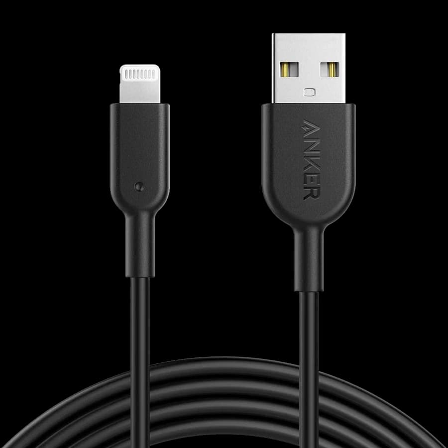 کابل شارژ USB-A به Lightning انکر Anker Powerline II 1.8M Black