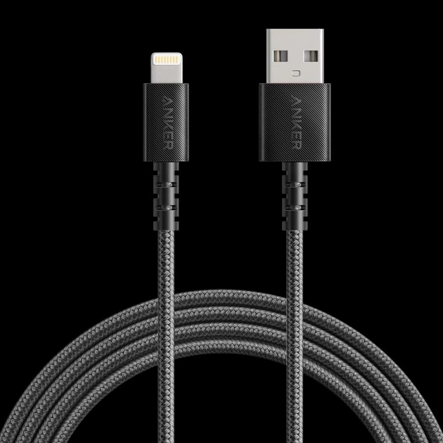 کابل تبدیل USB-A به Lightning انکر Anker PowerLine Select+ 1.8M Black