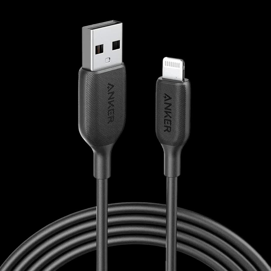 کابل شارژ USB-A به Lightning انکر Anker PowerLine III 1.8M Black