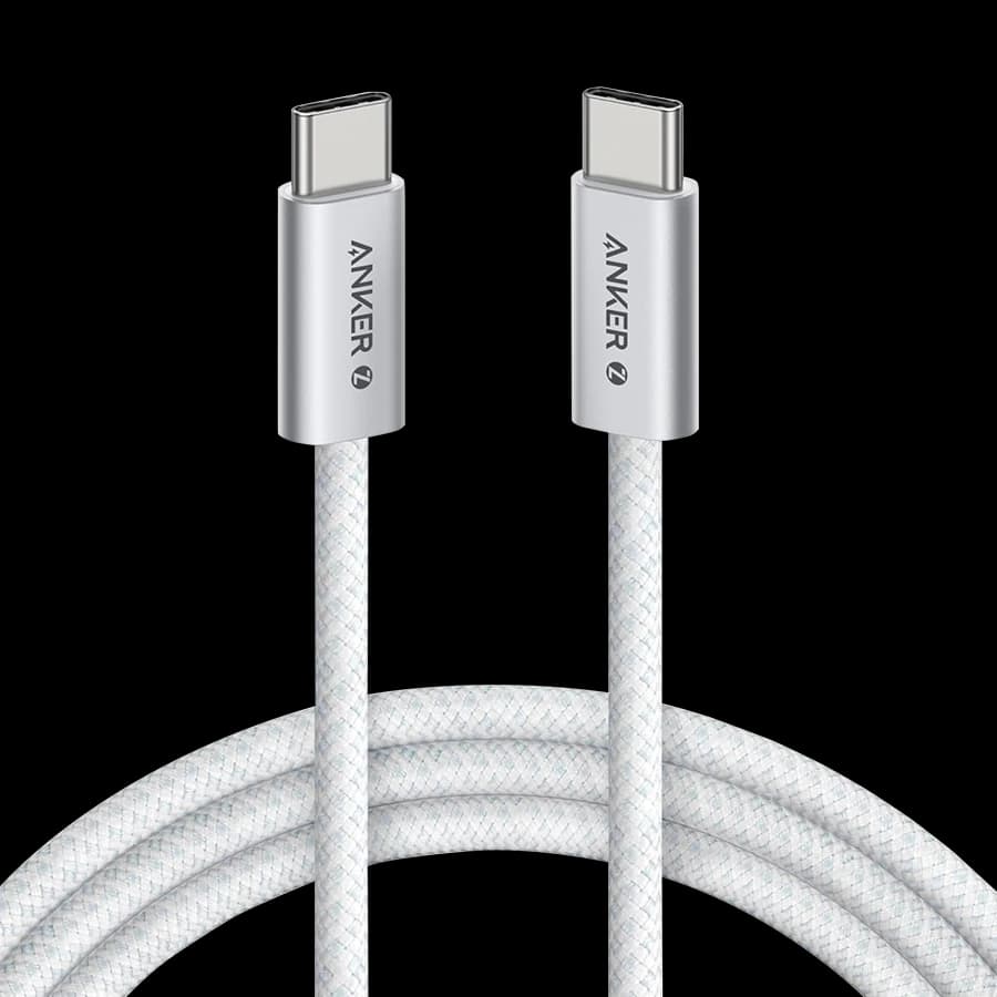 کابل شارژ USB-C به USB-C انکر Anker Zolo A8060 240W 1M White