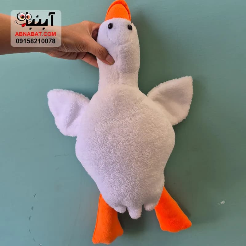 عروسک غاز سفید 50 سانتی کد 1520 — تصویر ۲