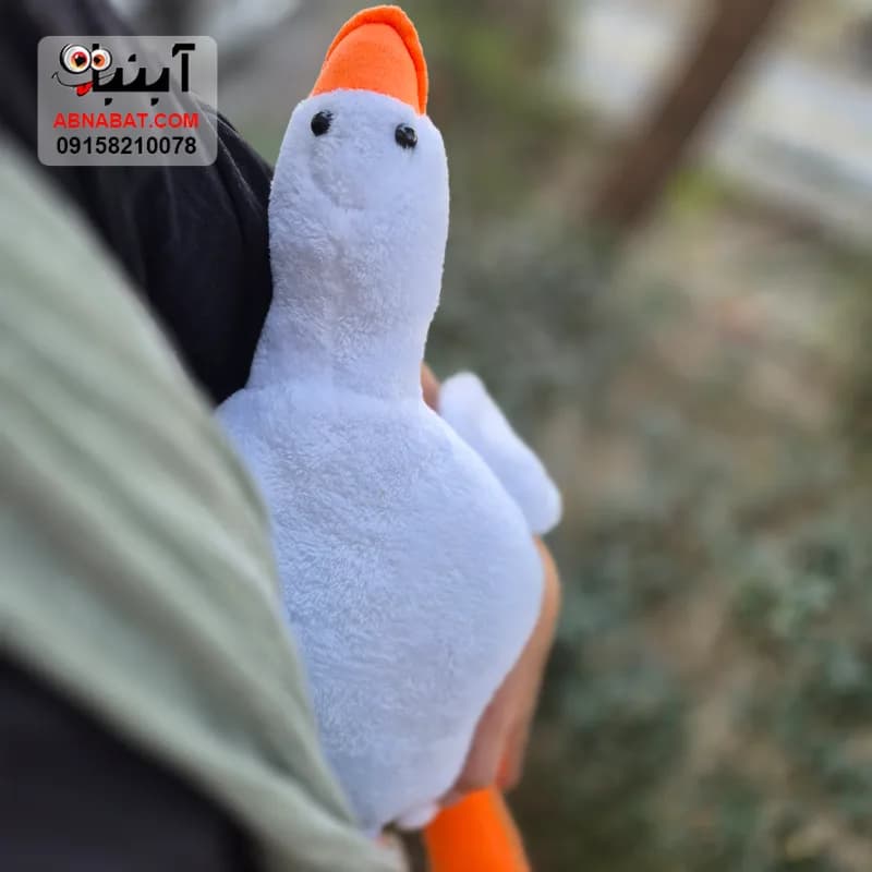 عروسک غاز سفید 50 سانتی کد 1520