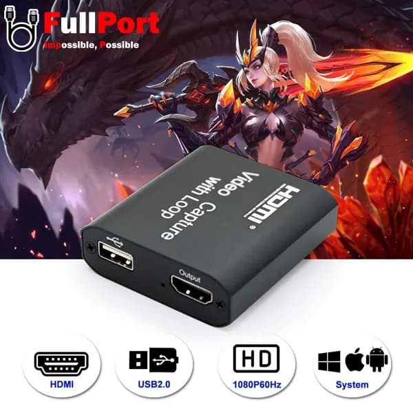 کارت کپچر HDMI کی نت مدل K-COHDCAP02 — تصویر ۷