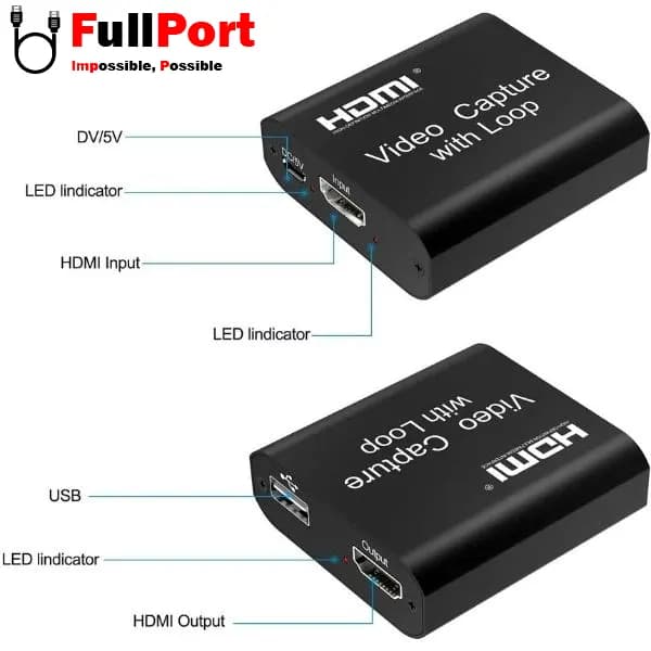 کارت کپچر HDMI کی نت مدل K-COHDCAP02 — تصویر ۶