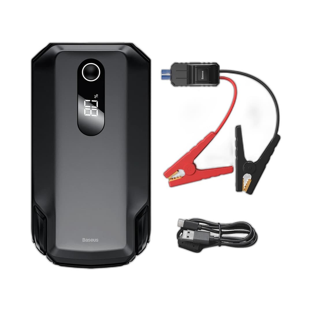 پاوربانک و جامپ استارتر خودرو بیسوس Baseus مدل Super Energy Max CGNL020001 ظرفیت ۲۰۰۰۰ میلی آمپر ساعت