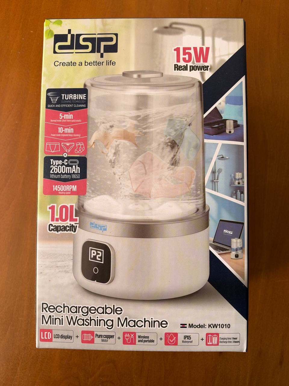 مینی‌ واش 1 کیلوگرم مدل DSP-KW1010 — تصویر ۹