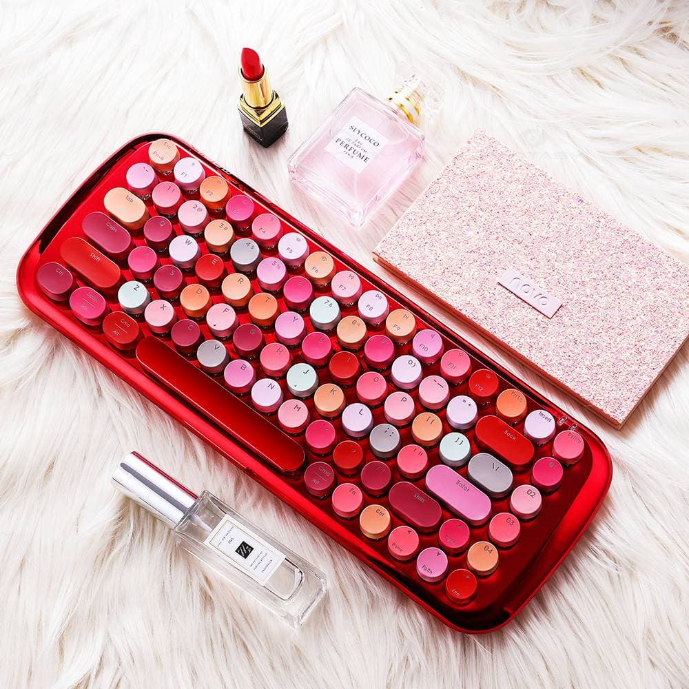 کیبورد گیمینگ مکانیکال مافی مدل LUSC Lipstick Red — تصویر ۴