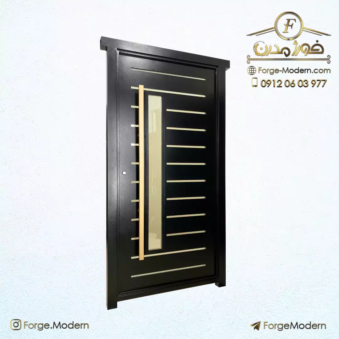 درب فلزی CNC پرند کد CD B 123-116 — تصویر ۳